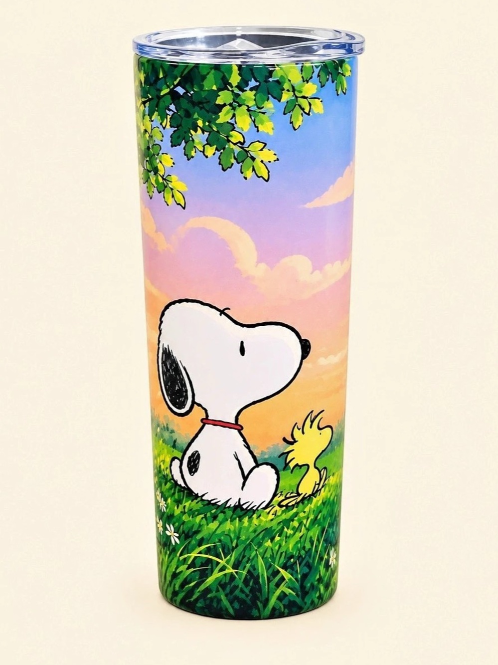 Peanuts sunset Stainless Steel Tumbler Blue & Green